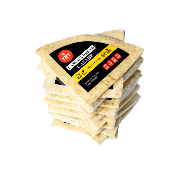 Casabe TRT Cassava Bread Natural Flavor - 15 Pack (220gr/7.76oz Each)
