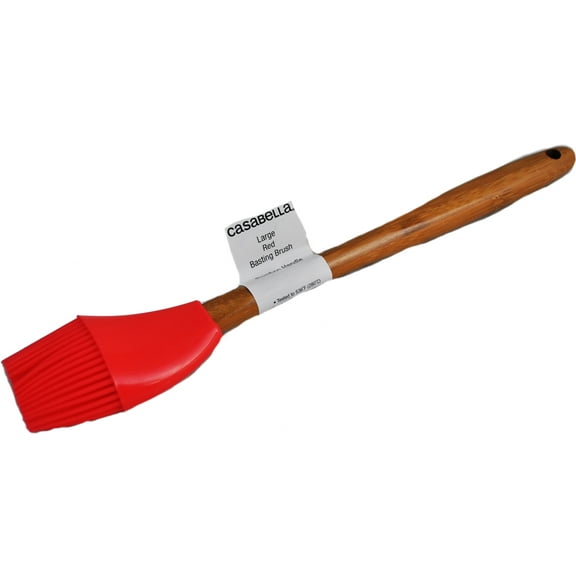 Casabella Basting Brush Large 11 3/4in Red