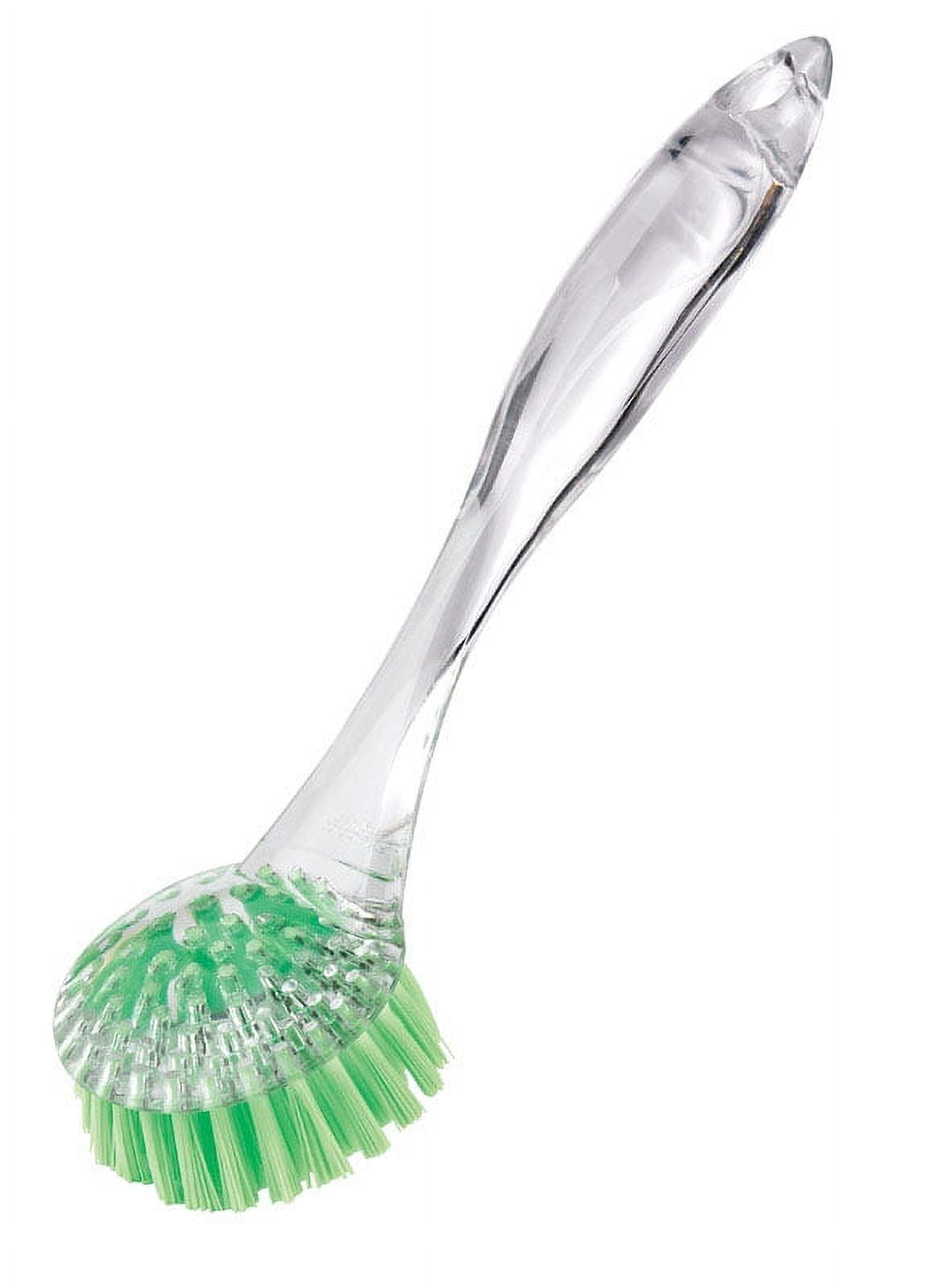 Casabella Smart Scrub Dispensing Brush & Sponge Grey/Green CB-15787