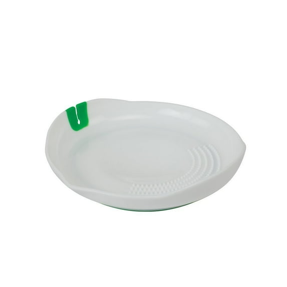 Casabella Garlic Prep 'n Serve Bowl, Green/White