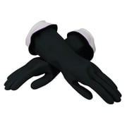 Casabella Premium Waterblock Cleaning Gloves Black - 2 Pack, Small