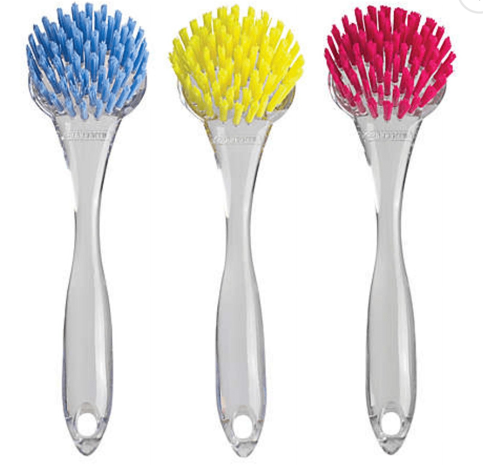 Casabella Round Dish Brush – Sold Individually - Assorted Colors 1024