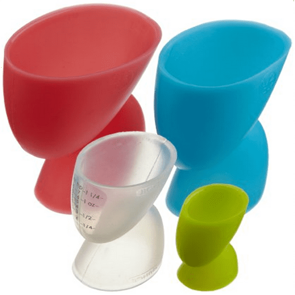 Casabella Silicone Measuring Cups, Set Of 4