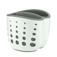 thumbnail image 1 of Casabella Sink Sider? Double Sponge Holder with Sponge, Versatile Tool, Storage Capabilities, For Kitchen Use, White/Grey, 1 of 2