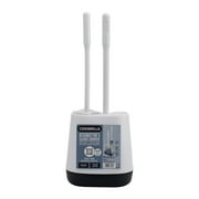 Casabella Toilet Bowl Brush and Plunger Set, White