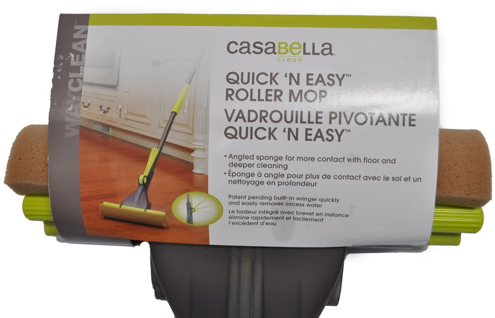 Casabella Wayclean Quick & Easy Roller Mop Taupe/Green