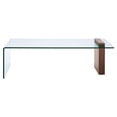 thumbnail image 1 of Casabianca Furniture Modern Buono Glass Cocktail Table in Brown, 1 of 6