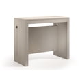 thumbnail image 1 of Casabianca Home Erika Extendable Console Table In Beige Textured Melamine, 1 of 5