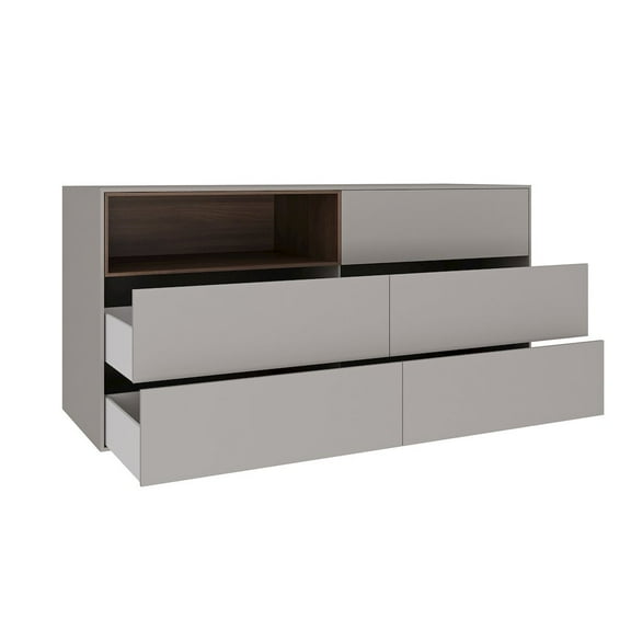 Casabianca Home Santino Dresser In Taupe Matte