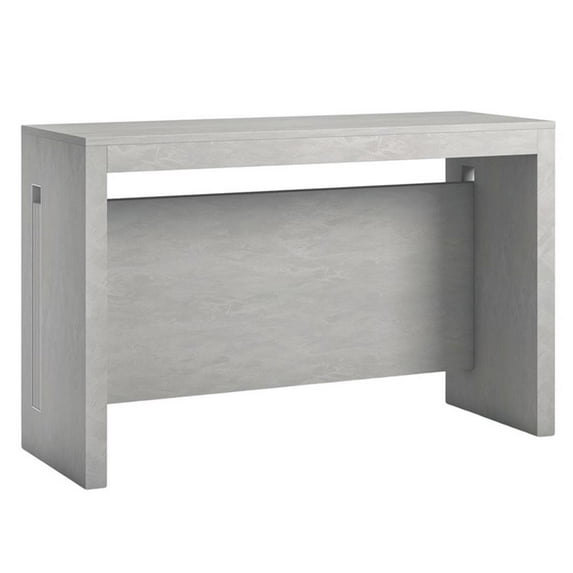 Casabianca Modern Erika Engineered Wood Italian Extendable Console Table in Gray