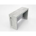 thumbnail image 1 of Casabianca Modern Erika Engineered Wood Italian Extendable Console Table in Gray, 1 of 7