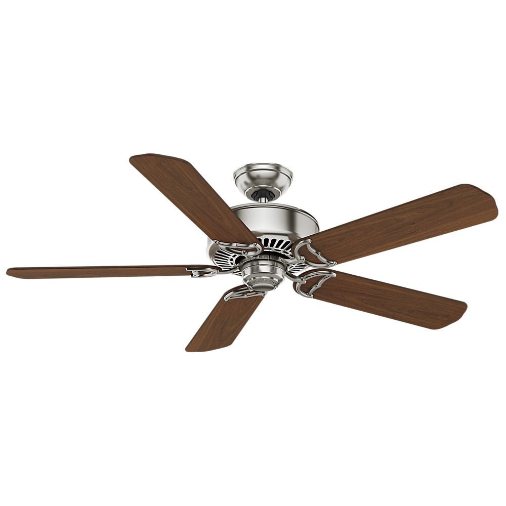 Casablanca 59511 54 in. Traditional Panama DC Brushed Nickel Walnut Indoor Ceiling Fan Sansujyuku sansujyuku.com