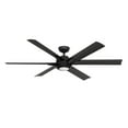 thumbnail image 1 of Casablanca 53470 65 in. Melia Matte Black Damp Rated Ceiling Fan with LED Light Kit & Wall Control, 1 of 1