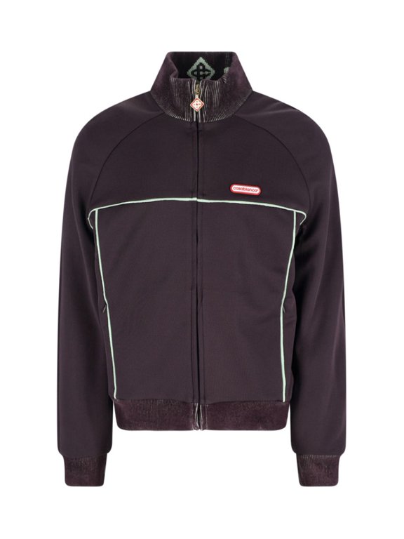 Classic Structured Black Jacket With Front Zipper Closure (Men's)