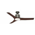 thumbnail image 1 of 50450-Casablanca Fans-Piston - 3 Blade 52 Inch Ceiling Fan with Handheld Control in Casual Modern Style and includes 3 Motor Speed settings-Brushed, 1 of 14