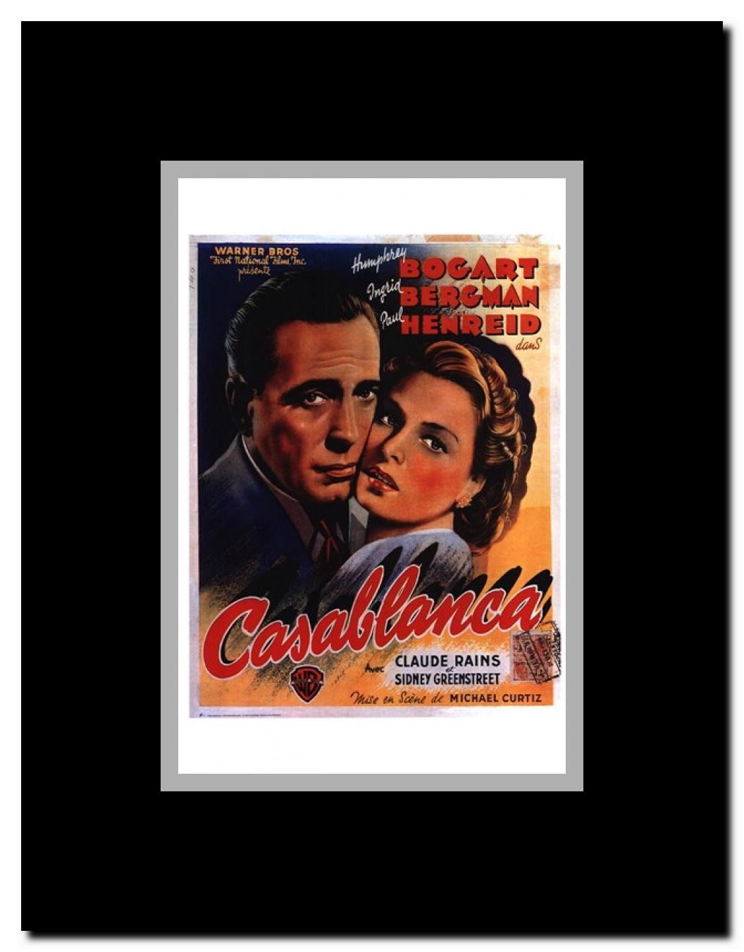 Casablanca Framed Movie Poster
