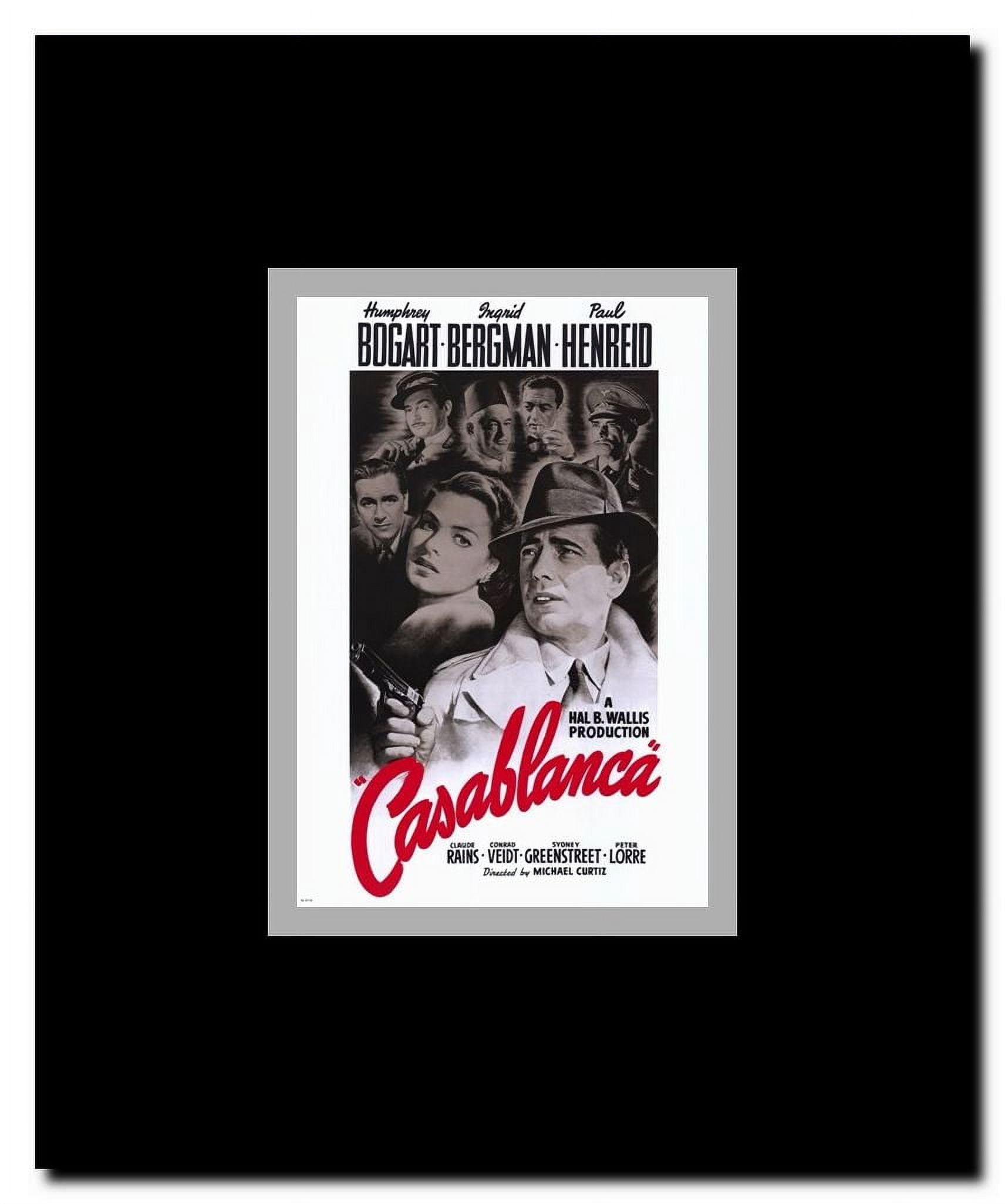 Casablanca Framed Movie Poster