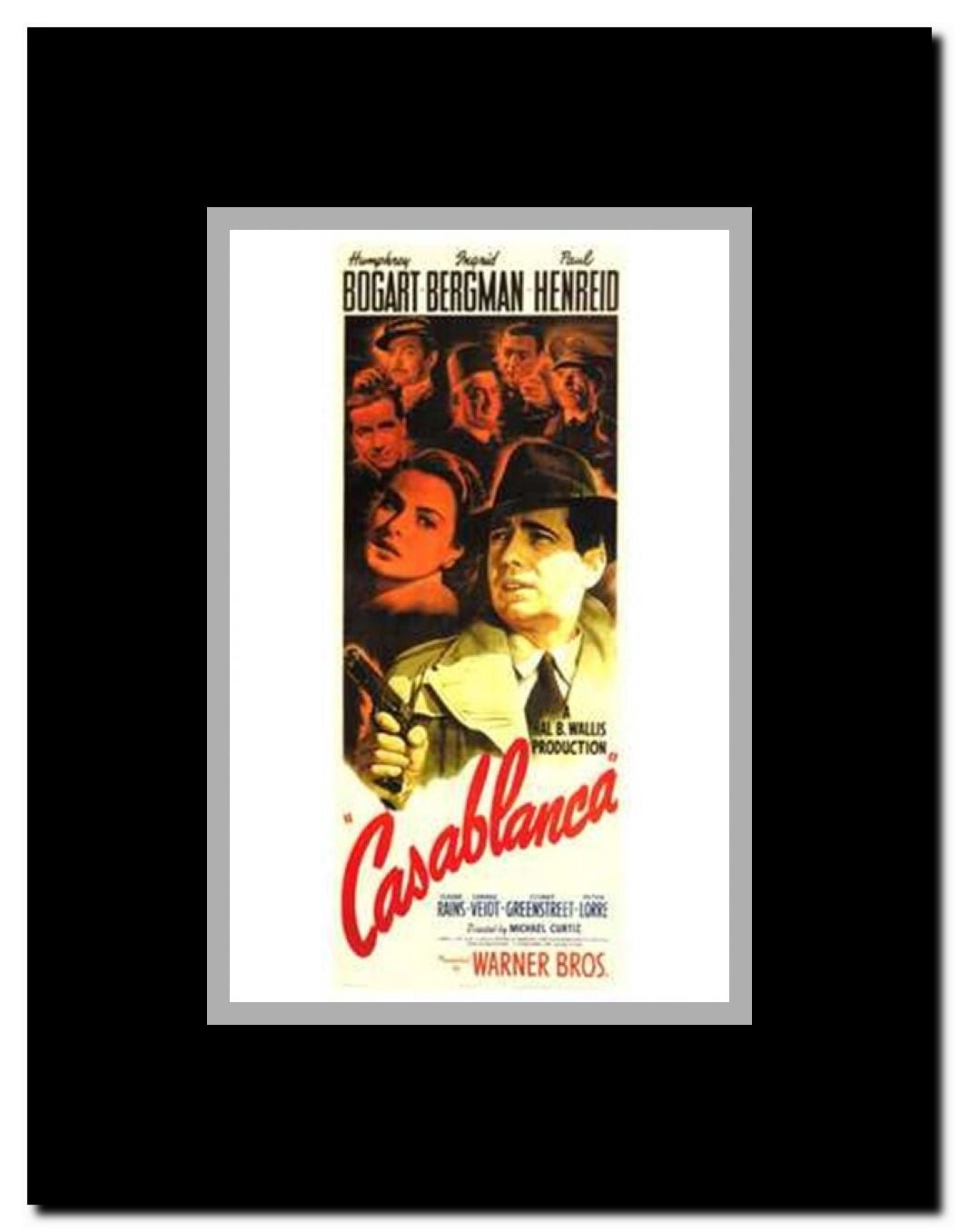 Casablanca Framed Movie Poster