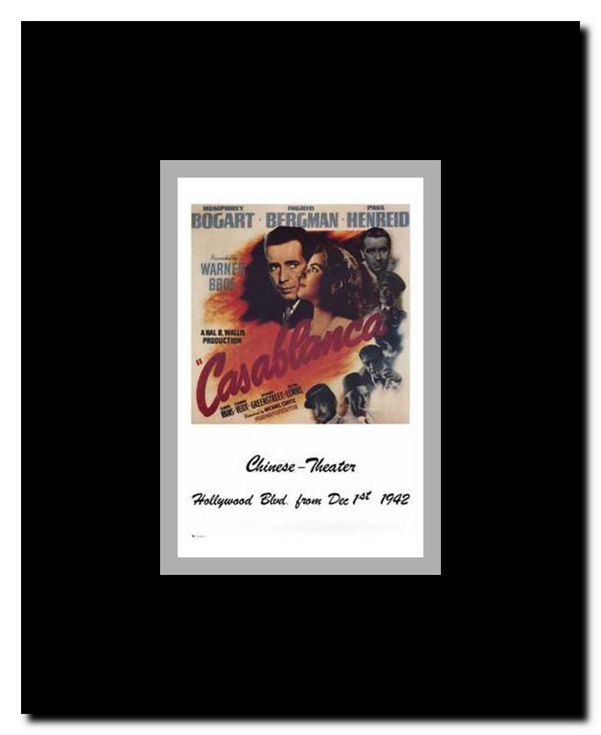 Casablanca Framed Movie Poster
