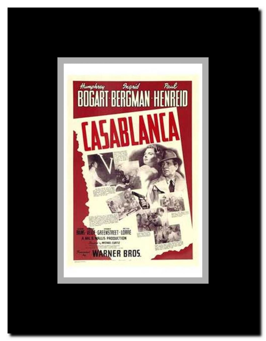 Casablanca Framed Movie Poster