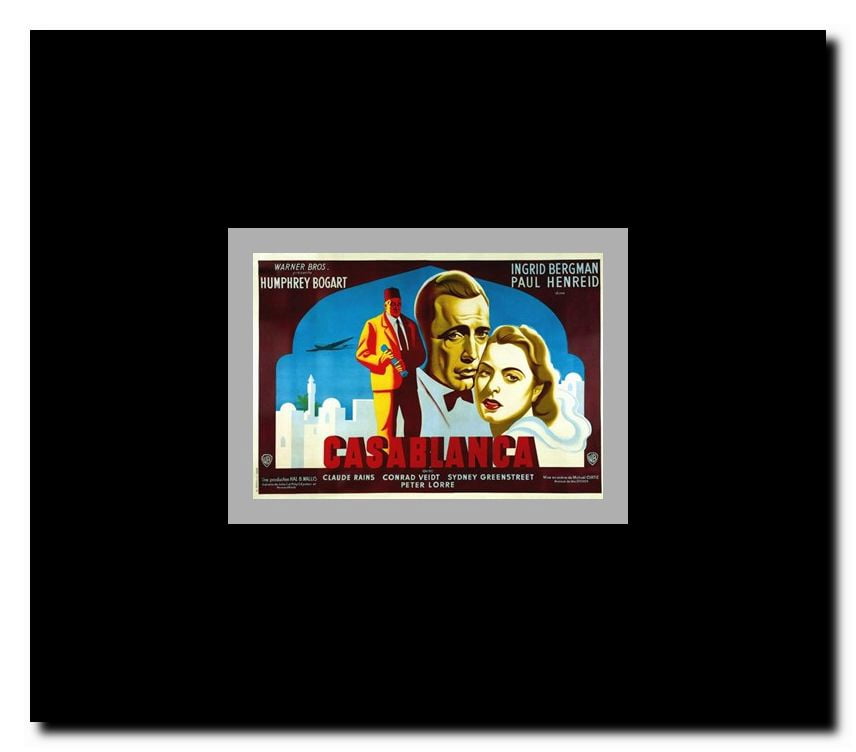 Casablanca Framed Movie Poster