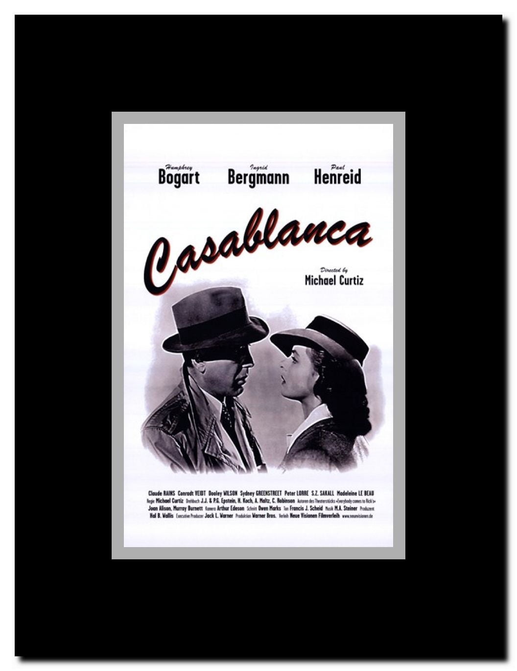 Casablanca Framed Movie Poster