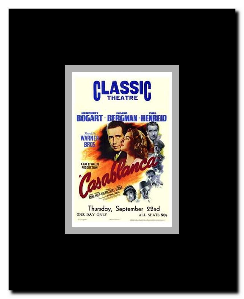 Casablanca Framed Movie Poster