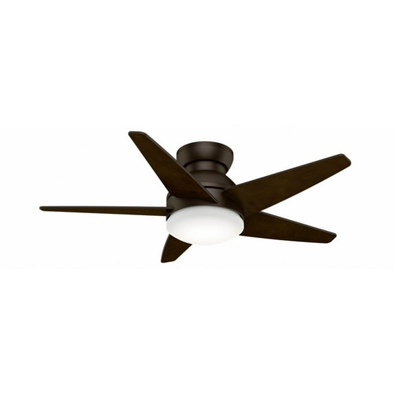 59352-Casablanca Fans-Isotope - 5 Blade 44 Inch Ceiling Fan with Wall Control in Modern Nautical Style and includes 5 Motor Speed settings-Brushed