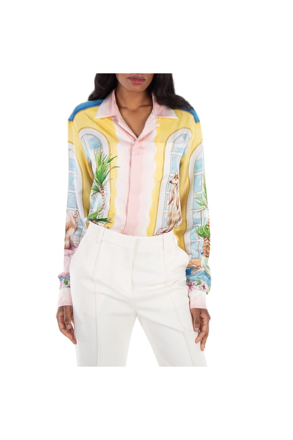 Ladies Apartement Dans Les Airs Printed Shirt, Size X-Small