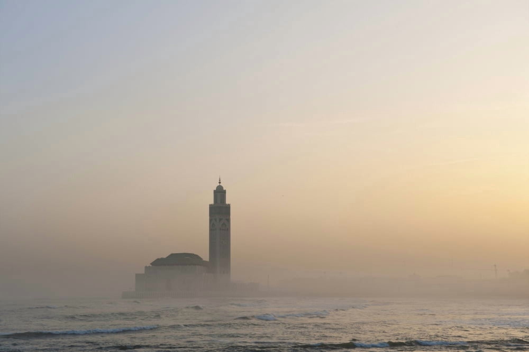 Casablanca Morocco Canvas Art - Ian Cumming Design Pics (19 x 12)