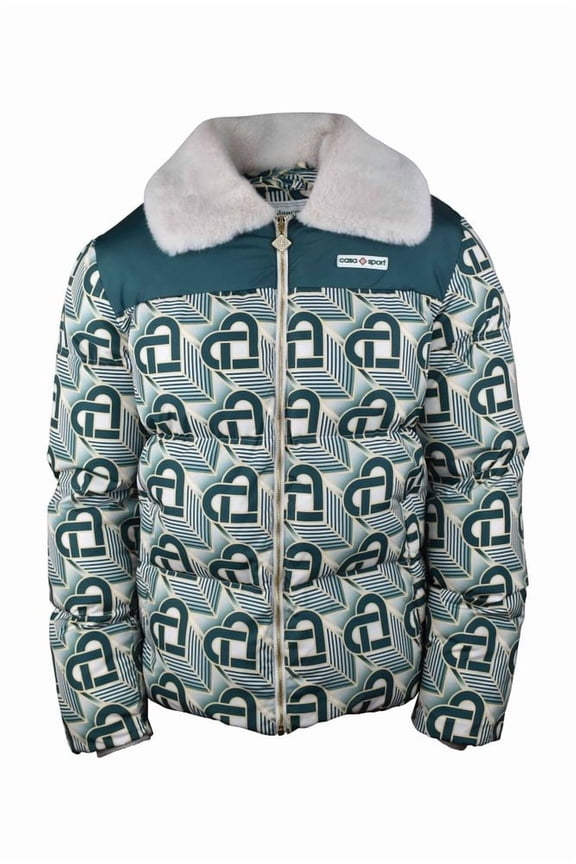 Quilted Green Monogram Jacket (Men's)