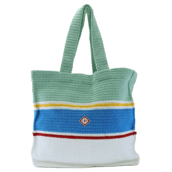 Casablanca Women's Crochet Shopper Bag - Cotton - Multicolor Multicolor