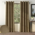 thumbnail image 1 of Casableu 50" W x 108" L 85% Blackout Curtains, Set of 2, Thermal Insulated (Coffee), 1 of 6