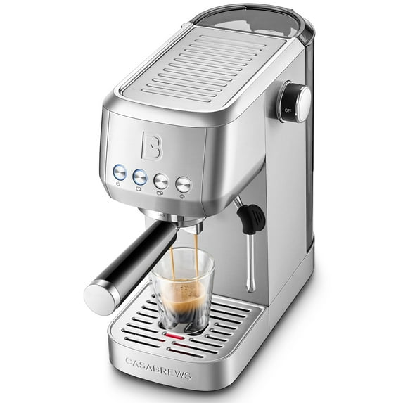 CASABREWS 3700 Essential 20-Bar Espresso Machine and Coffee Maker, Stainless Steel