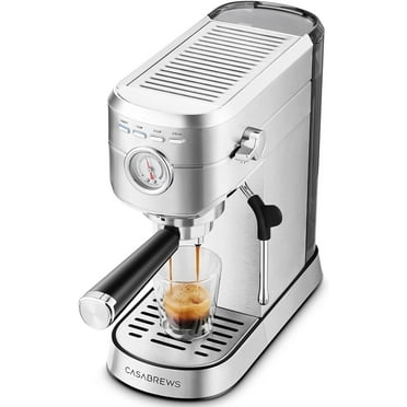 CASABREWS CM5418 20-Bar Espresso Machine and Coffee Maker, Silver