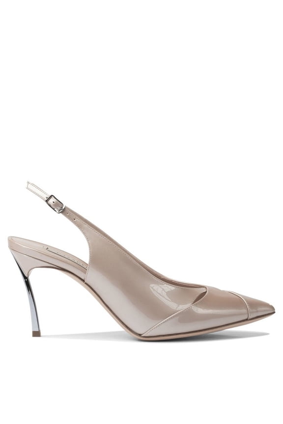 "Samurai Blade" 80Mm Slingback Pink (Women's)