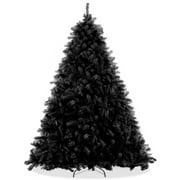 6FT Black Spruce Artificial Holiday Christmas Tree with Sturdy Metal Stand