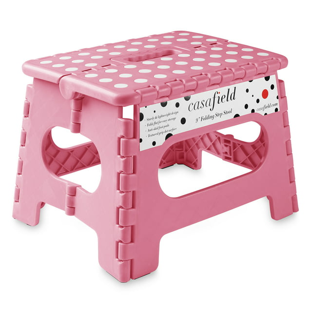 Casafield 9" Folding Step Stool with Handle