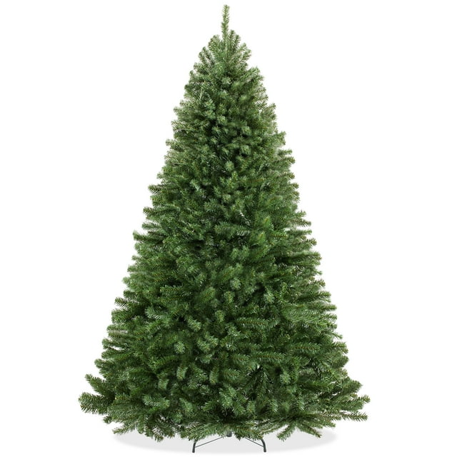 Casafield 9FT Realistic Green Spruce Artificial Holiday Christmas Tree with Sturdy Metal Stand