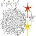 thumbnail image 1 of Casafield Ceramic Christmas Tree Replacement Lights - 108 Clear Bulbs and 3 Star Toppers, 1 of 7