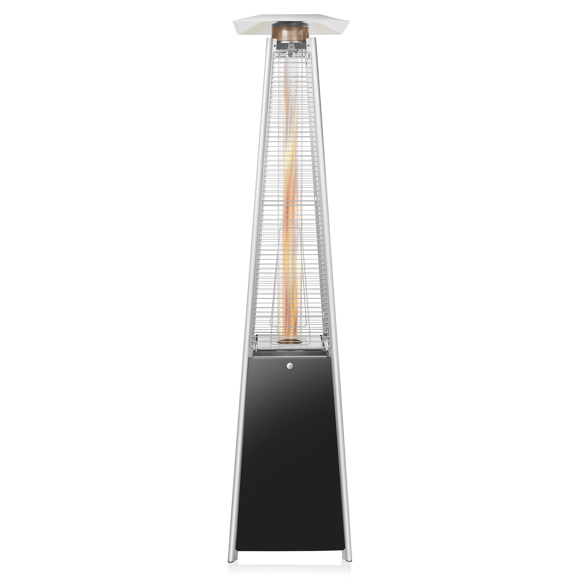 Casafield Outdoor Patio Heater with Dancing Flame in Black, Uses