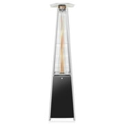 Casafield Outdoor Patio Heater with Dancing Flame in Black, Uses Standard 20lb LP Propane Gas Tank