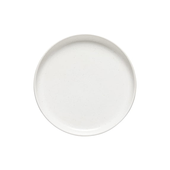 Casafina Ceramic Stoneware 11'' Dinner Plate - Pacifica Collection, Salt White Microwave & Dishwasher Safe Dinnerware Food Safe Glazing Restaurant Quality Tableware