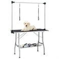 thumbnail image 1 of Casafoyer Adjustable Dog Grooming Table with 2 Loops and Basket, 1 of 2