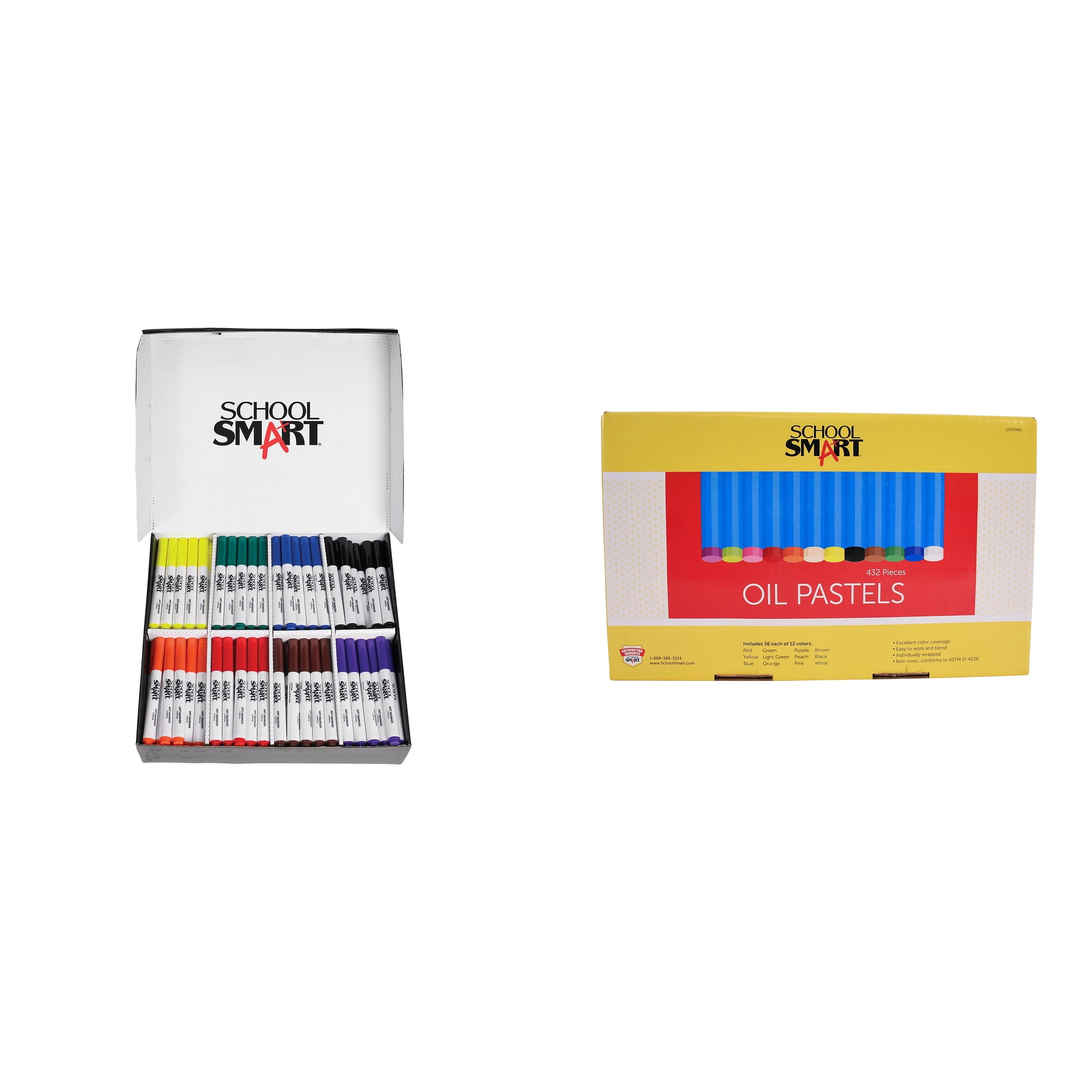 Casafoyer Art Marker and Oil Pastels Combo Kit for Creative Art Projects