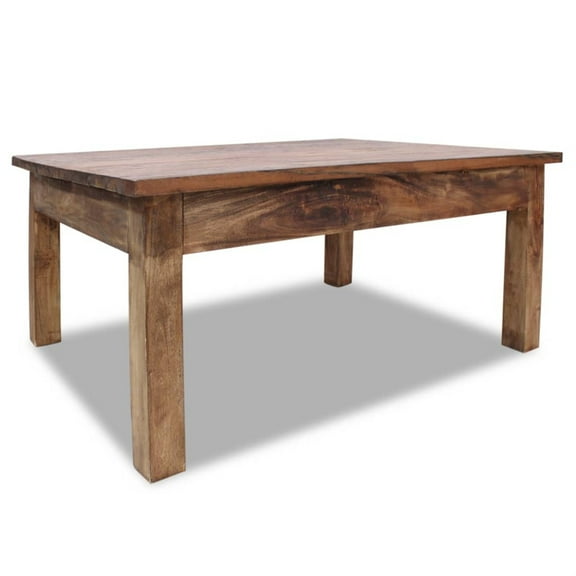 Casafoyer Coffee Table Solid Reclaimed Wood 38.6"x28.7"x17.7"
