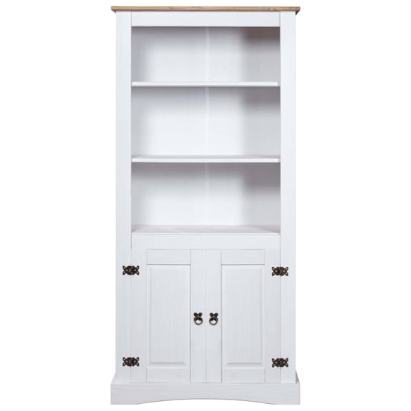 Casafoyer Cupboard Mexican Pine Corona Range White 31.5"x15.7"x66.9"