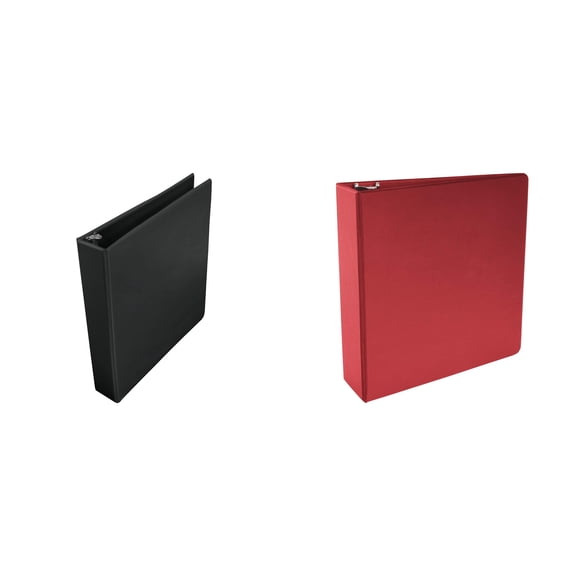 Casafoyer D Ring View Binder & Polypropylene Round Ring Binder Combo Kit for Organized Document Storage