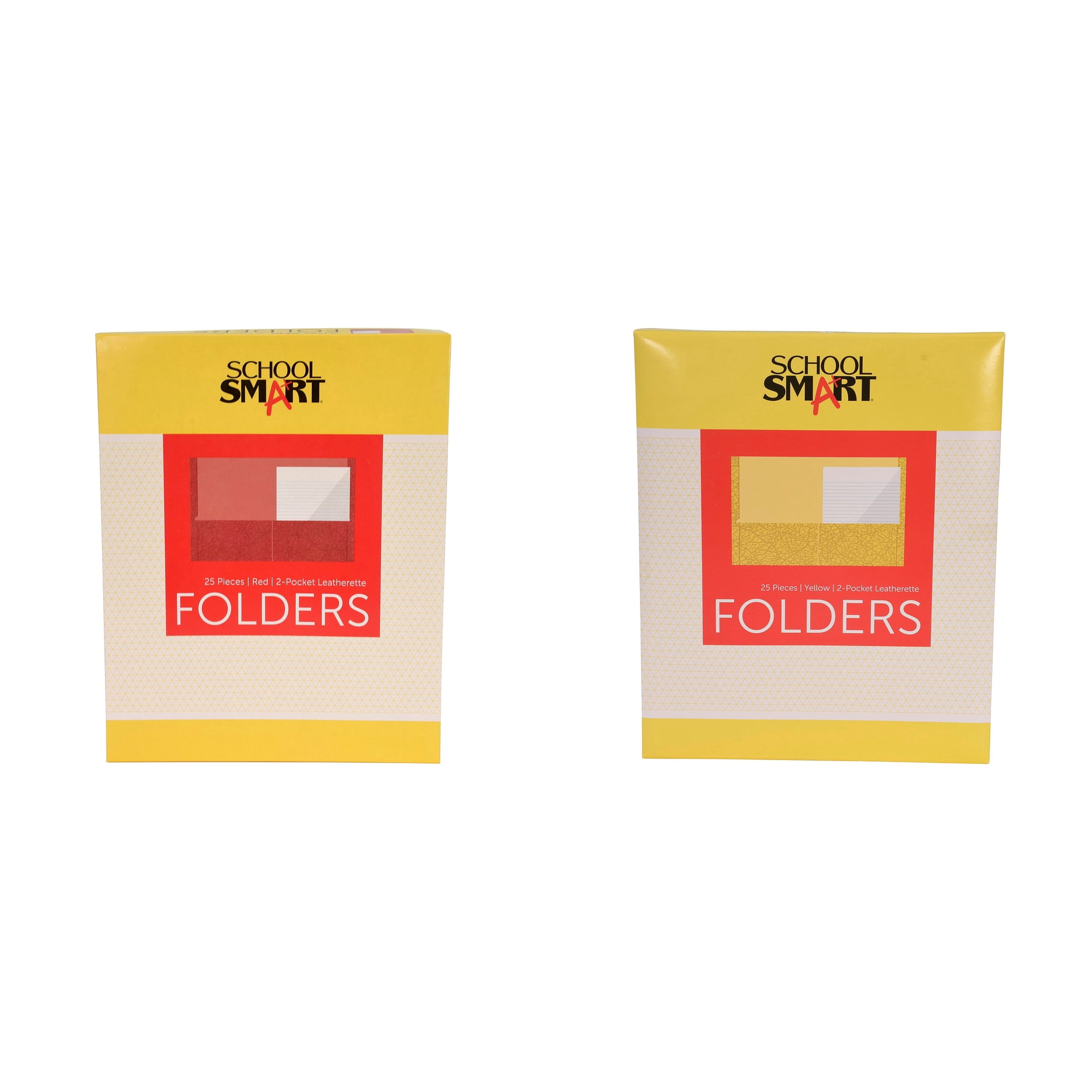 Kit Folder Casafoyer Extra-Large Red and Yellow 2-Pocket Folders Combo Kit ...