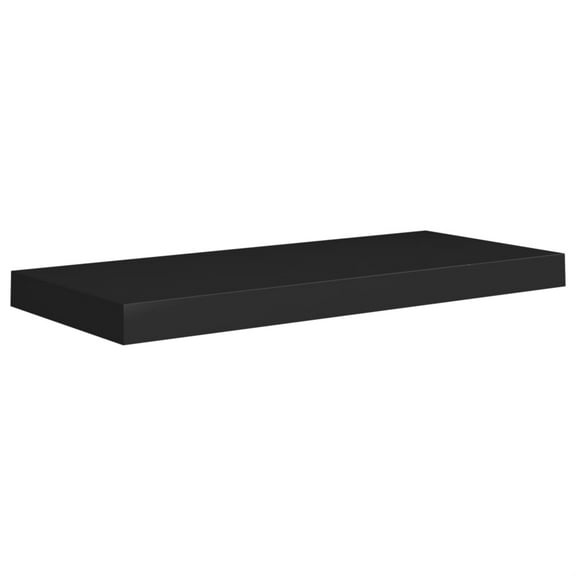 Casafoyer Floating Wall Shelf Black 23.6"x9.3"x1.5" MDF